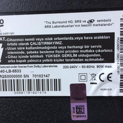 Image SEO: BEKO B40-LB-5533 Led Backlight (Led Bar) 